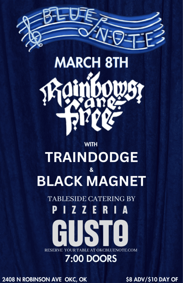 Rainbows Are Free | Traindodge | Black Magnet