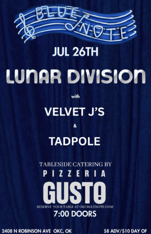 Lunar Division, Tadpole, Velvet Js